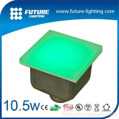 DC24V RGB toughened glass floor led tile light
